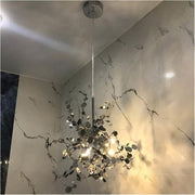 Candelabro Moderno, CAPRICIO Allegro, 2xE14, Diametro 40cm, Cromo Lucido, Altezza Regolabile Candelabro Moderno Titolo predefinito Alessandro Design