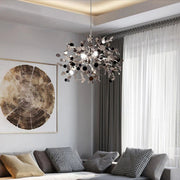 Candelabro Moderno, CAPRICIO Allegro, 2xE14, Diametro 40cm, Cromo Lucido, Altezza Regolabile Candelabro Moderno Titolo predefinito Alessandro Design