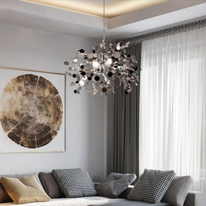 Candelabro Moderno, CAPRICIO Allegro, 2xE14, Diametro 40cm, Cromo Lucido, Altezza Regolabile Candelabro Moderno Titolo predefinito Alessandro Design