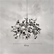 Candelabro Moderno, CAPRICIO Allegro, 2xE14, Diametro 40cm, Cromo Lucido, Altezza Regolabile Candelabro Moderno Titolo predefinito Alessandro Design