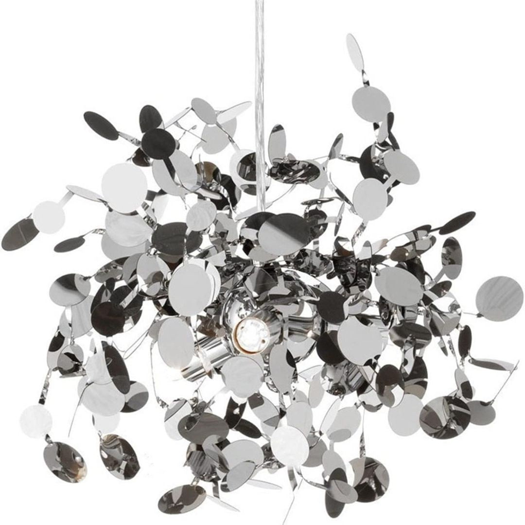 Candelabro Moderno, CAPRICIO Allegro, 2xE14, Diametro 40cm, Cromo Lucido, Altezza Regolabile Candelabro Moderno Titolo predefinito Alessandro Design