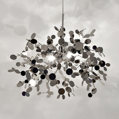 Candelabro Moderno, CAPRICIO Allegro, 2xE14, Diametro 40cm, Cromo Lucido, Altezza Regolabile Candelabro Moderno Titolo predefinito Alessandro Design