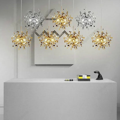 Candelabru Modern, CAPRICIO Allegro, 2xE14, Diametru 40cm, Auriu, Inaltime Reglabila Candelabre Moderne Default Title Alessandro Design