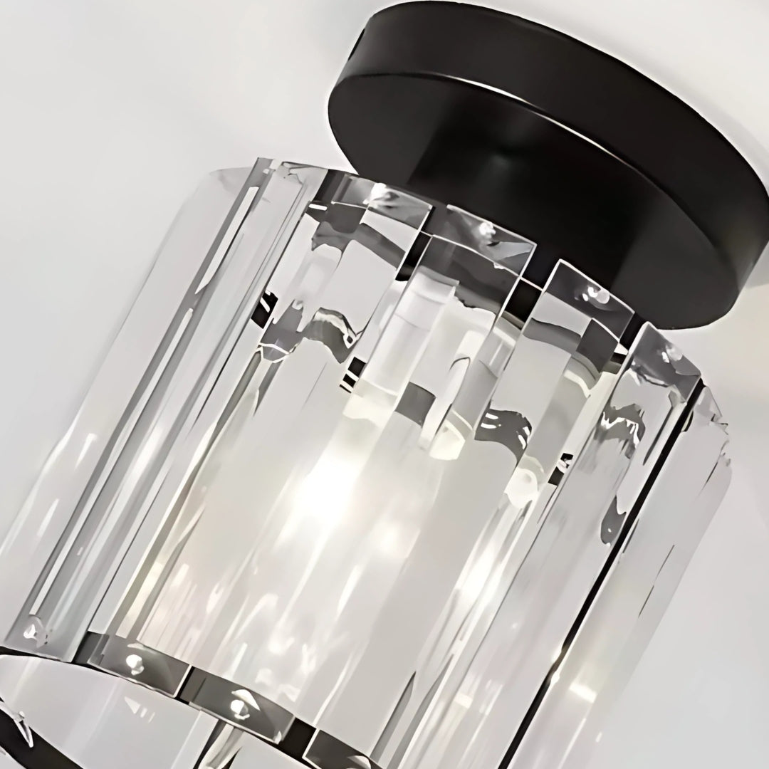 Lampadario classico, georgiano, 1x E27, paralume in vetro, nero, metallo e vetro Lampadari classici Titolo predefinito Alessandro Design