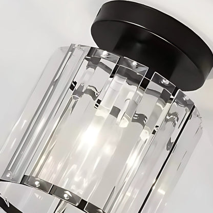 Lampadario classico, georgiano, 1x E27, paralume in vetro, nero, metallo e vetro Lampadari classici Titolo predefinito Alessandro Design