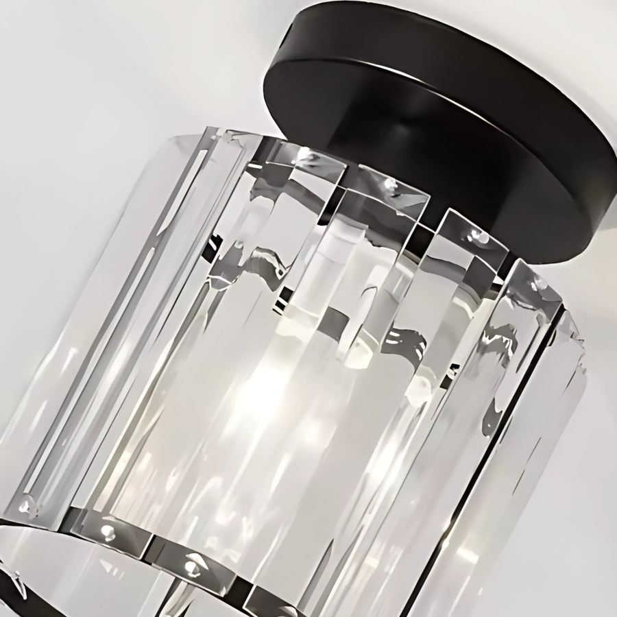 Lampadario classico, georgiano, 1x E27, paralume in vetro, nero, metallo e vetro Lampadari classici Titolo predefinito Alessandro Design