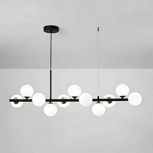 Lampadario moderno LOFT Pavilion, 11x G9, nero, metallo, lampadari moderni regolabili in altezza Titolo predefinito Alessandro Design