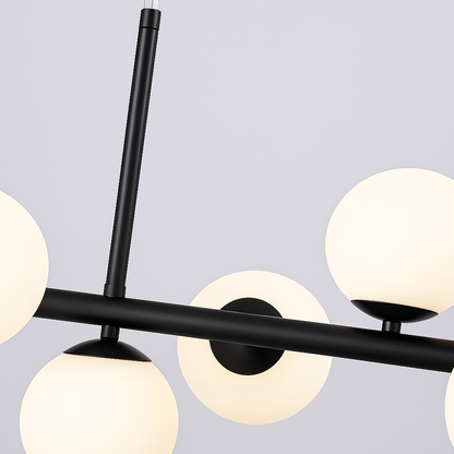 Lampadario moderno LOFT Pavilion, 11x G9, nero, metallo, lampadari moderni regolabili in altezza Titolo predefinito Alessandro Design