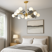 Lampadario a Sospensione SVEN, 15x G9, Lampadario LED Grigio Titolo predefinito Alessandro Design