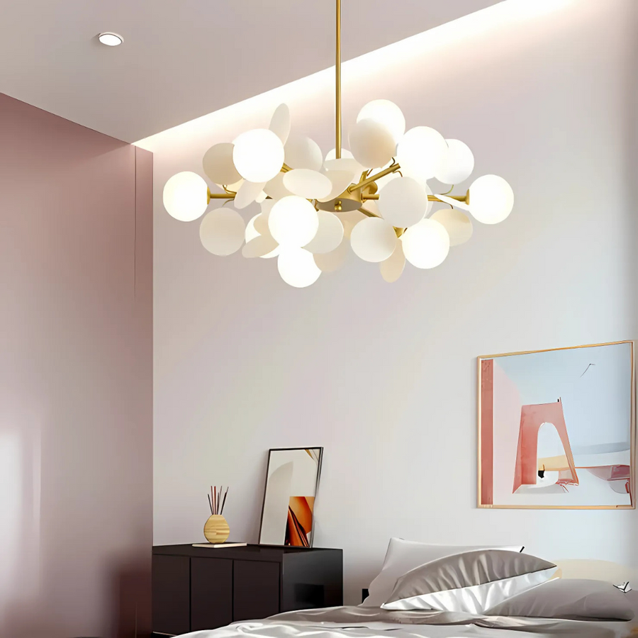 Lampadario Sospeso SVEN, 15x G9, Lampadari Moderni Bianco Titolo predefinito Alessandro Design