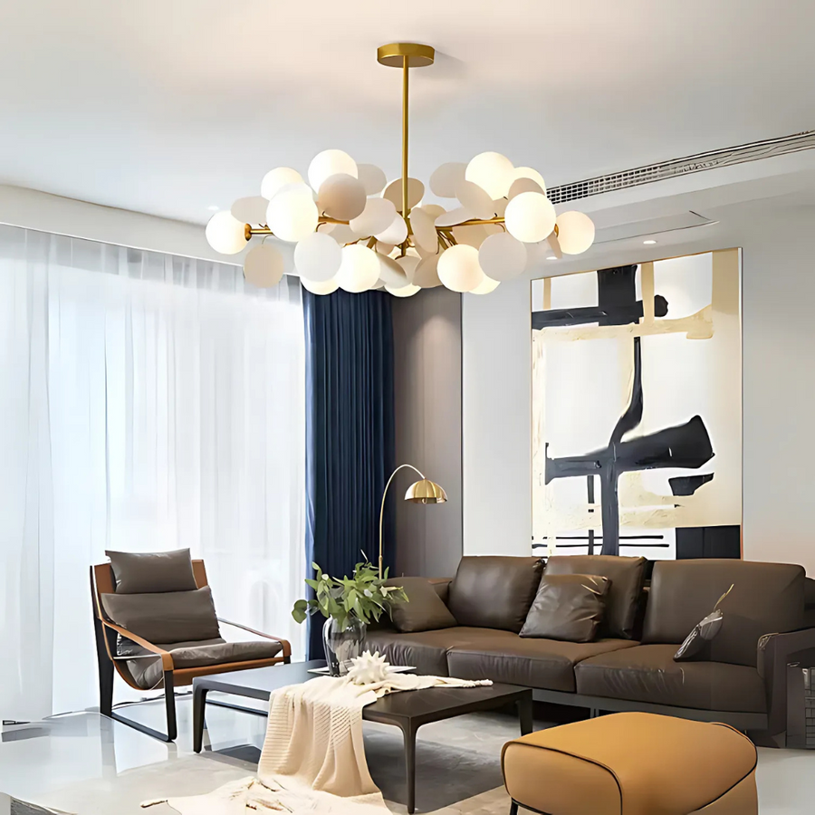 Lampadario Sospeso SVEN, 15x G9, Lampadari Moderni Bianco Titolo predefinito Alessandro Design