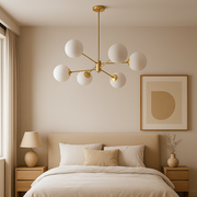 Lustra Suspendata LOFT, 6x E27, Auriu Lustre Moderne Default Title Alessandro Design