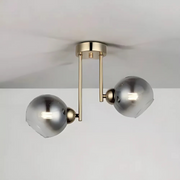 Lustra cu bec moderna MODUS, 2x E27, Auriu, Metal Lustre Moderne Default Title Alessandro Design