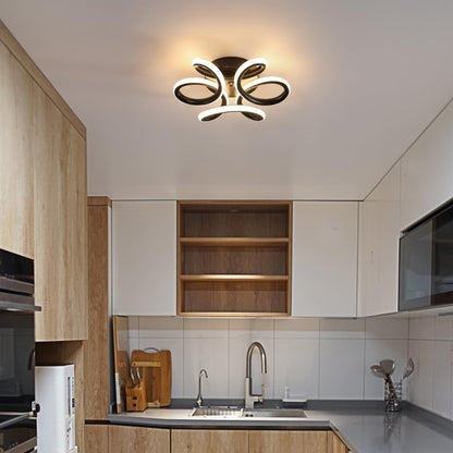 Lampadario LED VERTEX HELIX, 65W, Luce Fredda/Calda/Neutra, Lampadari LED Neri Titolo predefinito Alessandro Design