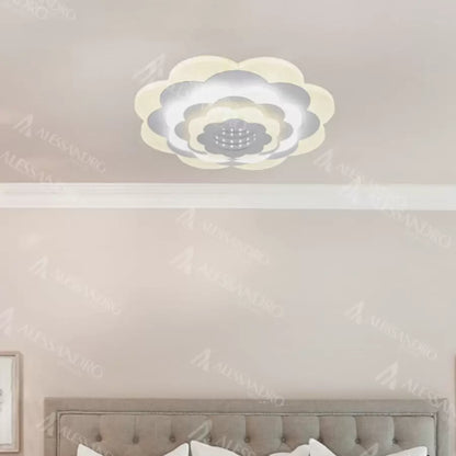 Lampadario LED NEXA 3D, 20W, Diametro 24cm, Luce Fredda/Calda/Neutra, Lampadari LED Bianchi Titolo predefinito Alessandro Design