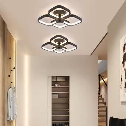 Lampadario LED VERTEX Tesser 34W, 4 Quadrati, Luce Fredda/Calda/Neutra, Lampadari LED Neri Titolo predefinito Alessandro Design