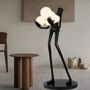 Lampadar Living Eleganza, 6x G9, Negru Veioze & Lampadare Default Title Alessandro Design