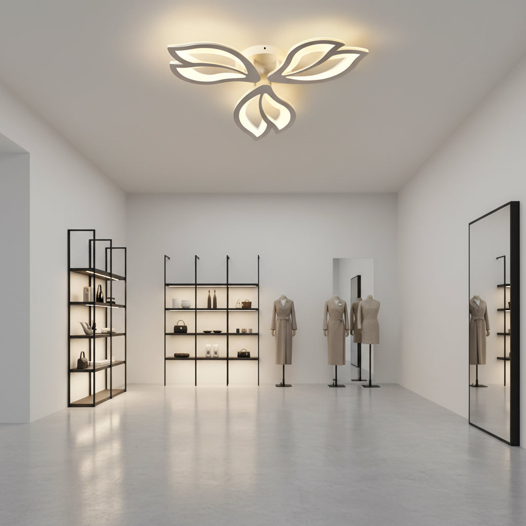 Lampadario a LED con telecomando LILY 40W, 3 Elementi, Luce Fredda/Calda/Neutra, Dimmerabile, Lampadario a LED Bianco con telecomando Titolo predefinito Alessandro Design