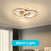 Lampadario a LED con telecomando RINOVA 41W, 2 Cerchi, Luce Fredda/Calda/Neutra, Dimmerabile, Oro Lampadario a LED con telecomando Titolo predefinito Alessandro Design