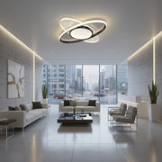 Lampadario a LED con telecomando VARIO 69W, Ovale, Luce Fredda/Calda/Neutra, Dimmerabile, Nero Lampadari a LED con telecomando Titolo predefinito Alessandro Design