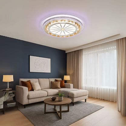 Lampadario a LED con telecomando DAVIDE RGB 62W, Luce Blu/Fredda/Calda, Dimmerabile, Bianco Lampadario a LED con telecomando Titolo predefinito Alessandro Design