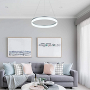Lampadario LED con Telecomando ANINA 34W, Luce Fredda/Calda/Neutra, Dimmerabile, Bianco, Altezza Regolabile Lampadari LED con Telecomando Titolo predefinito Alessandro Design