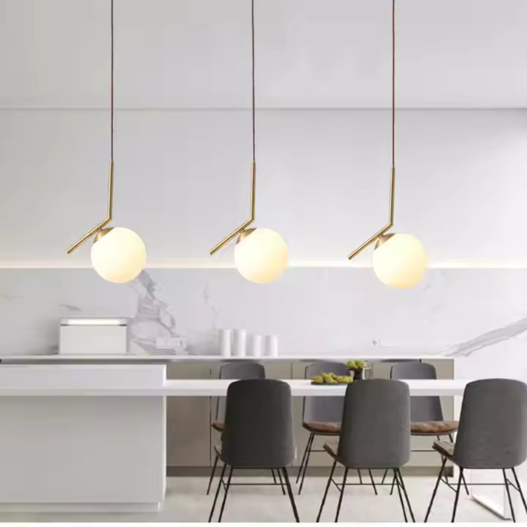 Lampadario LOFT Haven, 1x E27, bianco dorato, metallo, altezza regolabile, lampadari moderni moderni Titolo predefinito Alessandro Design