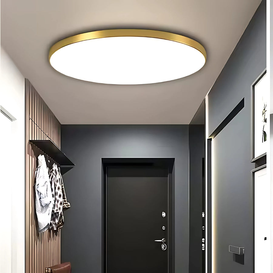 Plafoniera LED SOLIS 37cm 33W Luce Fredda Oro Plafoniere LED Titolo predefinito Alessandro Design