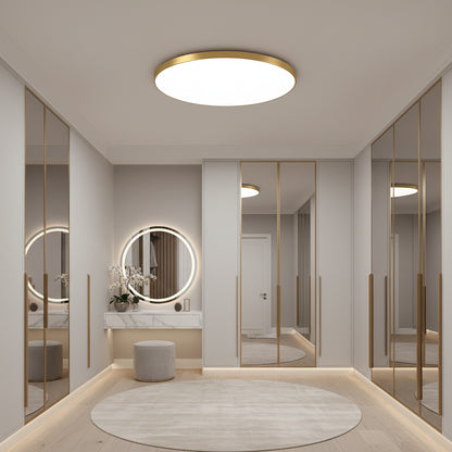 Plafoniera LED SOLIS 27cm 20W Luce Fredda Oro Plafoniere LED Titolo predefinito Alessandro Design