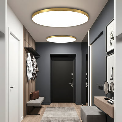 Plafoniera LED SOLIS 27cm 20W Luce Fredda Oro