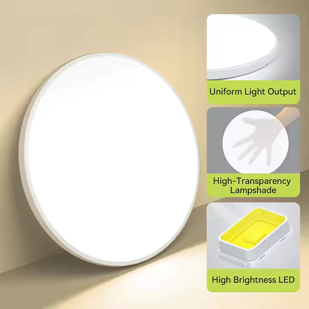 Plafoniera LED SOLIS 37cm 33W Lumina Rece Alb Plafoniere LED Default Title Alessandro Design
