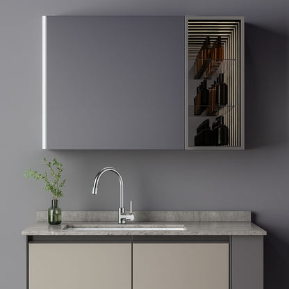 Set mobili da bagno ZAKYNTHOS, 80 cm, 2 pezzi, mobili da bagno grigio e crema Titolo predefinito Alessandro Design