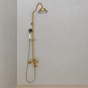 Colonna Doccia, Ottone Sanitario, Oro, WZY/310/B Rubinetti e Colonne Doccia Titolo predefinito Alessandro Design