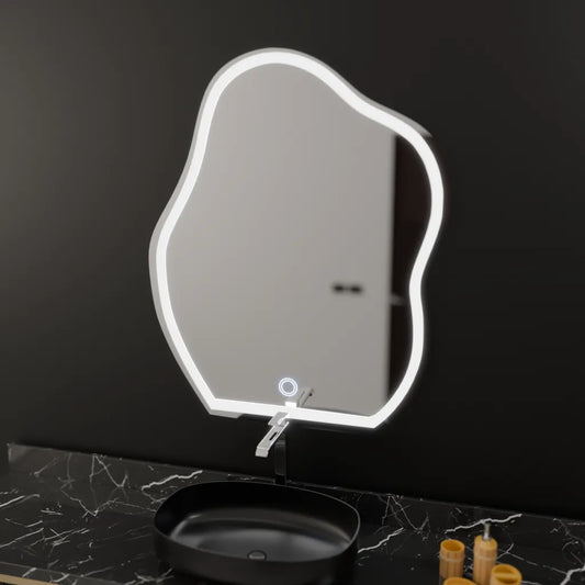 Oglinda LED Organica 50x70cm, Forma Touch, Sistem Dezaburire, Dimabila Oglinzi Korman E Default Title Alessandro Design