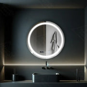 Oglinda LED Rotunda, 70cm, Celeste MotionGlow Marcello, Sistem Dezaburire, Ceas & Termometru, Dimabila, Lumina Calda Neutra Rece 3000K/4000K/6000K Oglinzi Marcello Default Title Alessandro Design