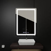 Oglinda LED Rectangulara, 60x80cm, Wizz Senzor MotionGlow Marcello, Sistem Dezaburire, Ceas & Termometru, Dimabila Oglinzi Marcello Default Title Alessandro Design