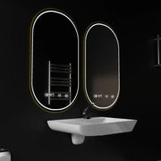 Oglinda LED Ovala, 50x80cm, Roven Senzor MotionGlow Marcello, Sistem Dezaburire, Ceas & Termometru, Dimabila Oglinzi Marcello Default Title Alessandro Design