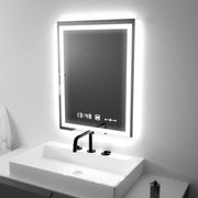 Oglinda LED Rectangulara, 45x60cm, Verite MotionGlow Marcello, Sistem Dezaburire, Ceas & Termometru, Dimabila Oglinzi Marcello Default Title Alessandro Design
