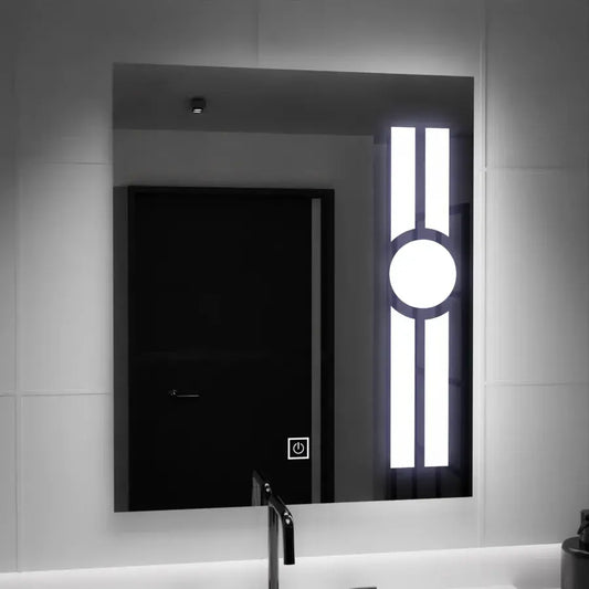 Specchio LED rettangolare, 60x80 cm, Getame Touch Specchio LED semplice Titolo predefinito Alessandro Design