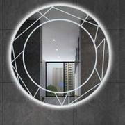 Specchio LED Touch ASTRIX, 60cm, 6000K, Dimmerabile, Sistema Demister Specchi Korman E Titolo predefinito Alessandro Design