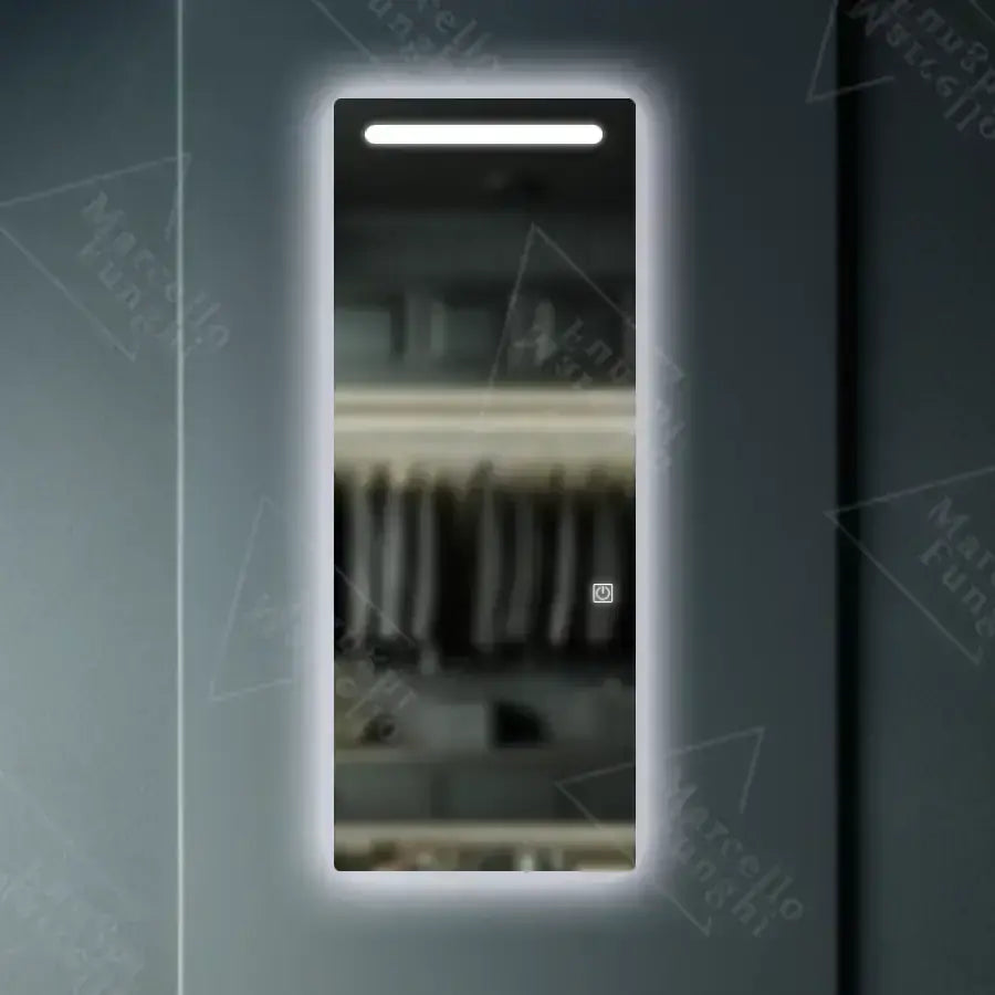 Specchio rettangolare a LED, 60x150 cm, Marcello Touch Dressing Couture Specchi da toilette Titolo predefinito Alessandro Design