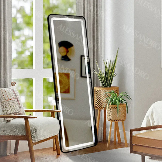 Specchio LED rettangolare, 45x140cm, Marcello Touch, Dressing Couture Dressing mirrors Titolo predefinito Alessandro Design