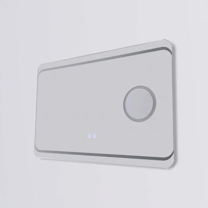 Specchio LED rettangolare, 80x60cm, Stella Touch, Sistema Disappannante Specchi Korman E Titolo predefinito Alessandro Design