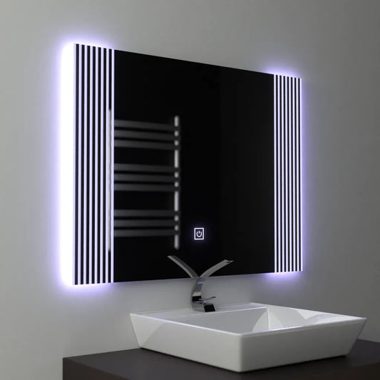 Oglinda LED Rectangulara, 80x60cm, Infinity Frame Basic Touch 1005S-20A Default Title Alessandro Design