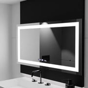 Specchio rettangolare a LED, 160x80 cm, Verite MotionGlow Marcello, Sistema di disappannamento, Orologio e Termometro, Specchi Dimmerabili Marcello Titolo predefinito Alessandro Design
