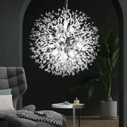 Ciondolo in cristallo Ricky 12x G9 candelabri moderni in argento Titolo predefinito Alessandro Design