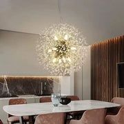 Ciondolo in cristallo Ricky 12x G9 candelabri moderni in argento Titolo predefinito Alessandro Design