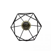 Lampadario a forma di diamante, STRUTTURA, 3xE27, Nero, Lampadari industriali in metallo Titolo predefinito Alessandro Design