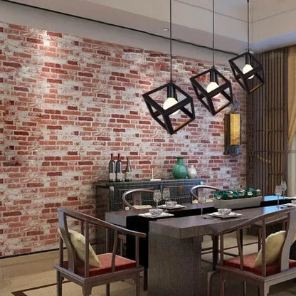 Lampadario a forma di cubo, STRUKTUR Linear Trio, 3x E27, Nero, Lucentezza del metallo Titolo predefinito industriale Alessandro Design