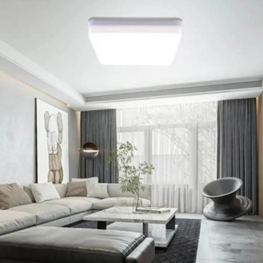 Plafoniera LED Cotena, 60W, Bianco, IP.44, Plafoniere LED quadrate Titolo predefinito Alessandro Design
